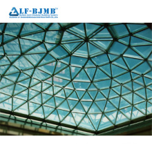 Most secure good quality steel structure glass dome